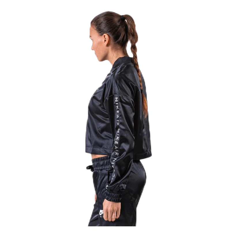 Nike Nsw Air Satin Track Jacket Black 6 Nike Nsw Air Satin Track Jacket Black - Image 4