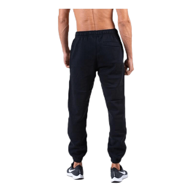 Nike Sportswear Club Fleece Men's Pants BLACK/BLACK/WHITE 6 Nike Sportswear Club Fleece Men's Pants BLACK/BLACK/WHITE - Image 4