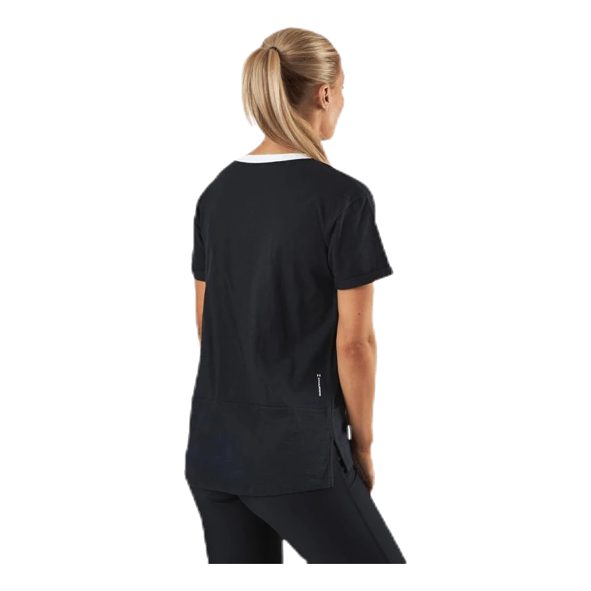 Under Armour UA Charged Cotton SS Black 5 Under Armour UA Charged Cotton SS Black - Image 3