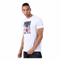 NEW ERA NBA Photo Print Tee Chibul White