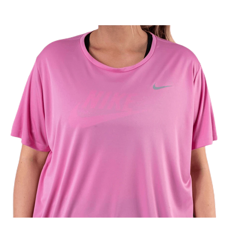 Nike Dry Miler Top SS Plus Pink 6 Nike Dry Miler Top SS Plus Pink - Image 4