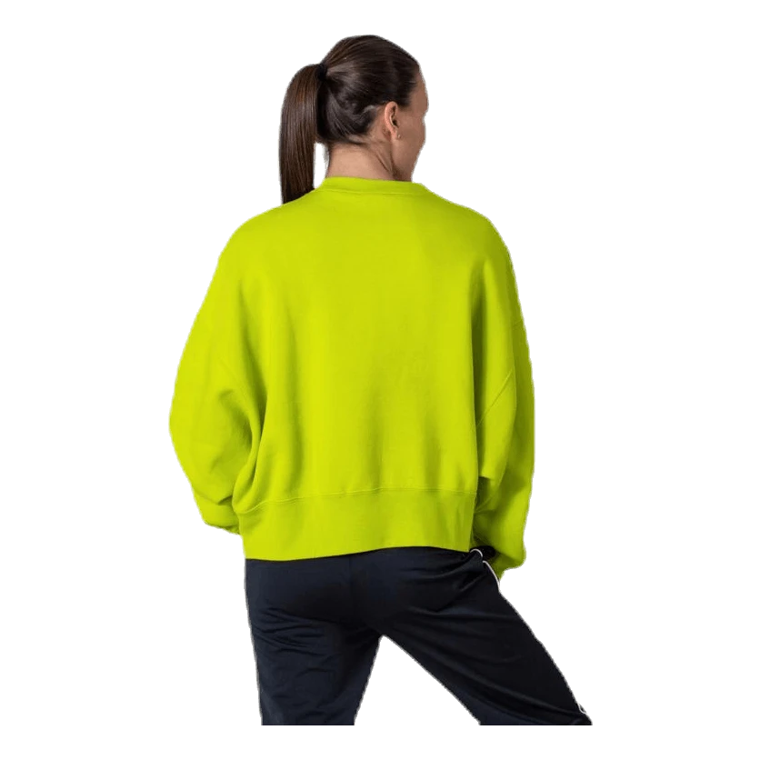 Nike Nsw Flc Trend Crew White/Green 4 Nike Nsw Flc Trend Crew White/Green - Image 2