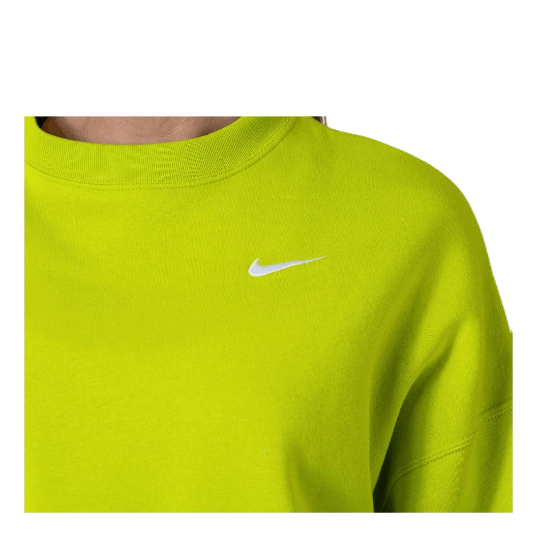 Nike Nsw Flc Trend Crew White/Green 6 Nike Nsw Flc Trend Crew White/Green - Image 4
