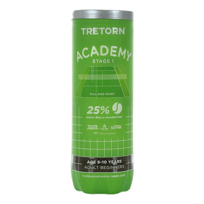 Tretorn Academy Green 3 Tube Yellow 3 Tretorn Academy Green 3 Tube Yellow