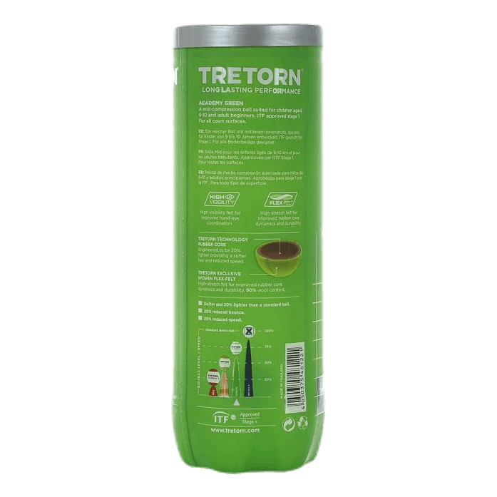 Tretorn Academy Green 3 Tube Yellow 5 Tretorn Academy Green 3 Tube Yellow - Image 3