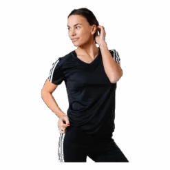 ADIDAS Run 3S Tee W White/Black