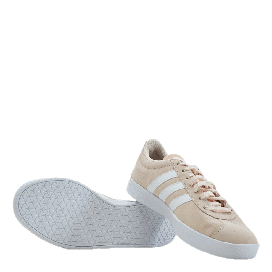 ADIDAS Vl Court 2.0 Pink Tint / Cloud White / Dove Grey 9 ADIDAS Vl Court 2.0 Pink Tint / Cloud White / Dove Grey - Image 7