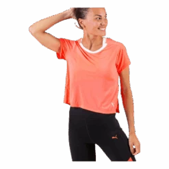 Puma Logo Graphic Tee Pink/Red