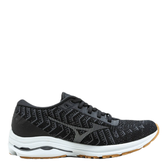 Mizuno Wave Rider 24 Waveknit Black 5 Mizuno Wave Rider 24 Waveknit Black - Image 3
