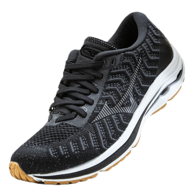 Mizuno Wave Rider 24 Waveknit Black 8 Mizuno Wave Rider 24 Waveknit Black - Image 6