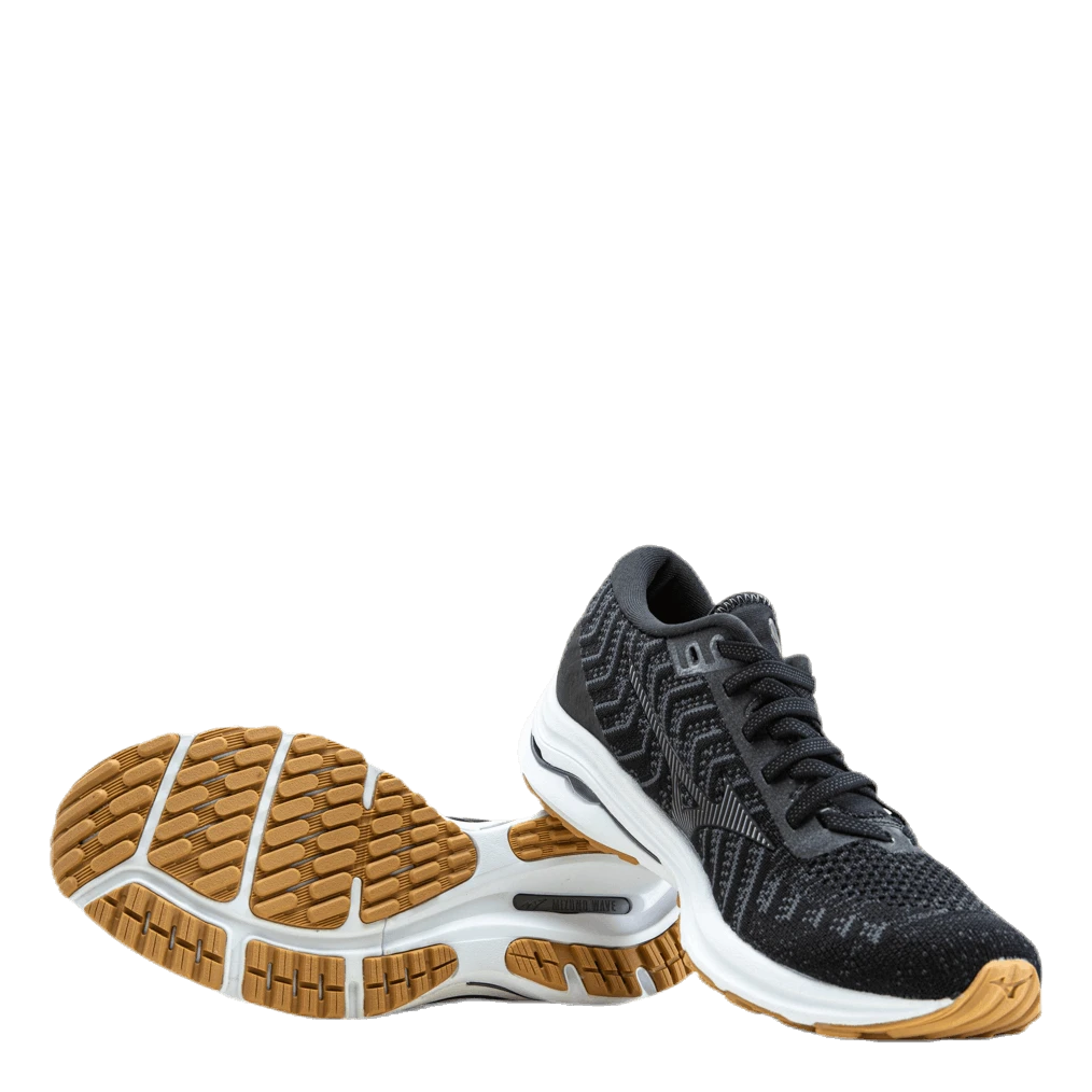 Mizuno Wave Rider 24 Waveknit Black 9 Mizuno Wave Rider 24 Waveknit Black - Image 7