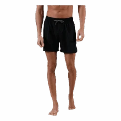 5" Volley Short Solid Vital Black