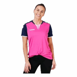 Hummel Core SS Jersey Pink/Blue