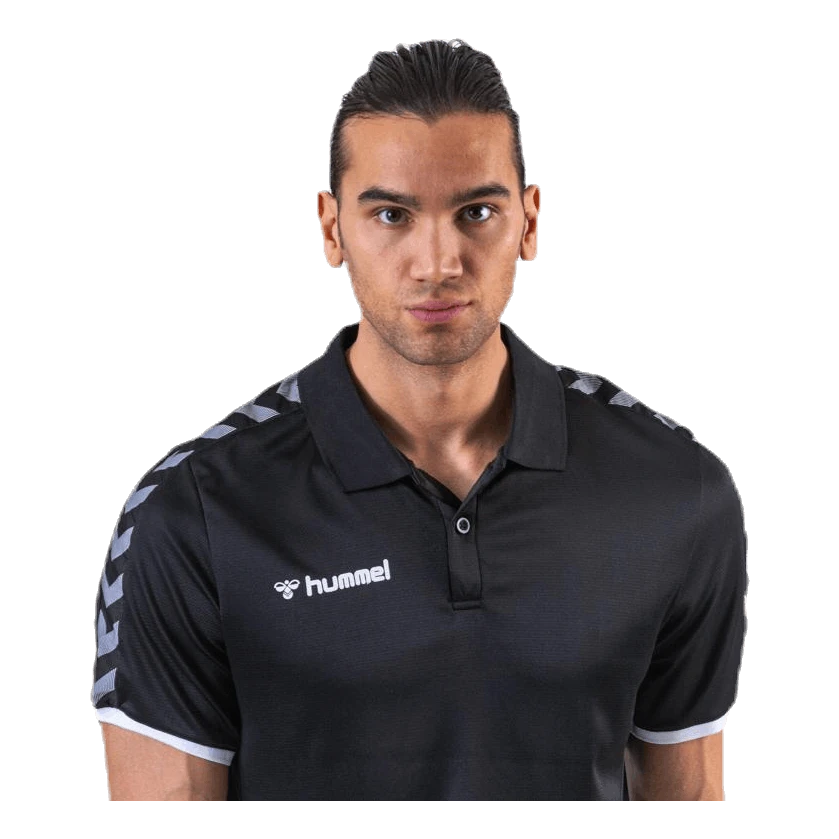 Hummel Authentic Functional Polo White/Black 3 Hummel Authentic Functional Polo White/Black