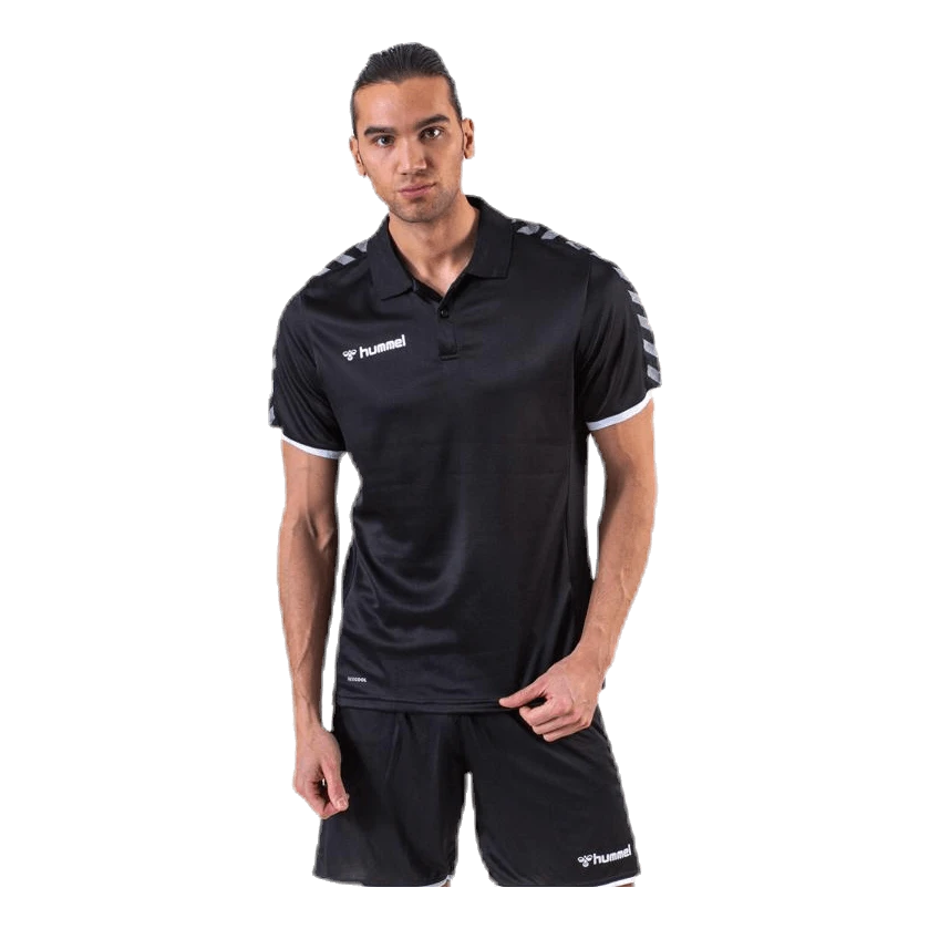 Hummel Authentic Functional Polo White/Black 4 Hummel Authentic Functional Polo White/Black - Image 2