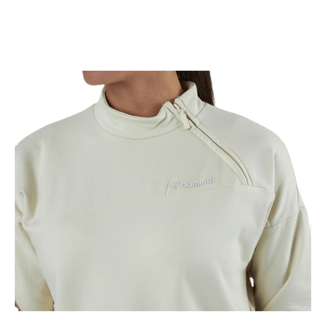 Hummel Flew Short Sweatshirt White/Grey 7 Hummel Flew Short Sweatshirt White/Grey - Image 5