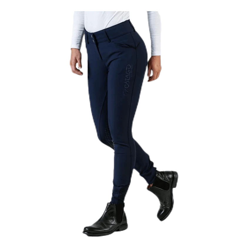 Elina Riding Pants Knee Silicon Blue 3 Elina Riding Pants Knee Silicon Blue
