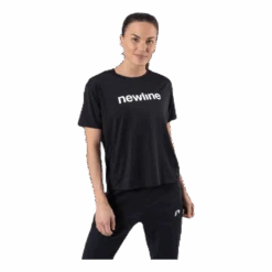 Newline Cropped Tee Black