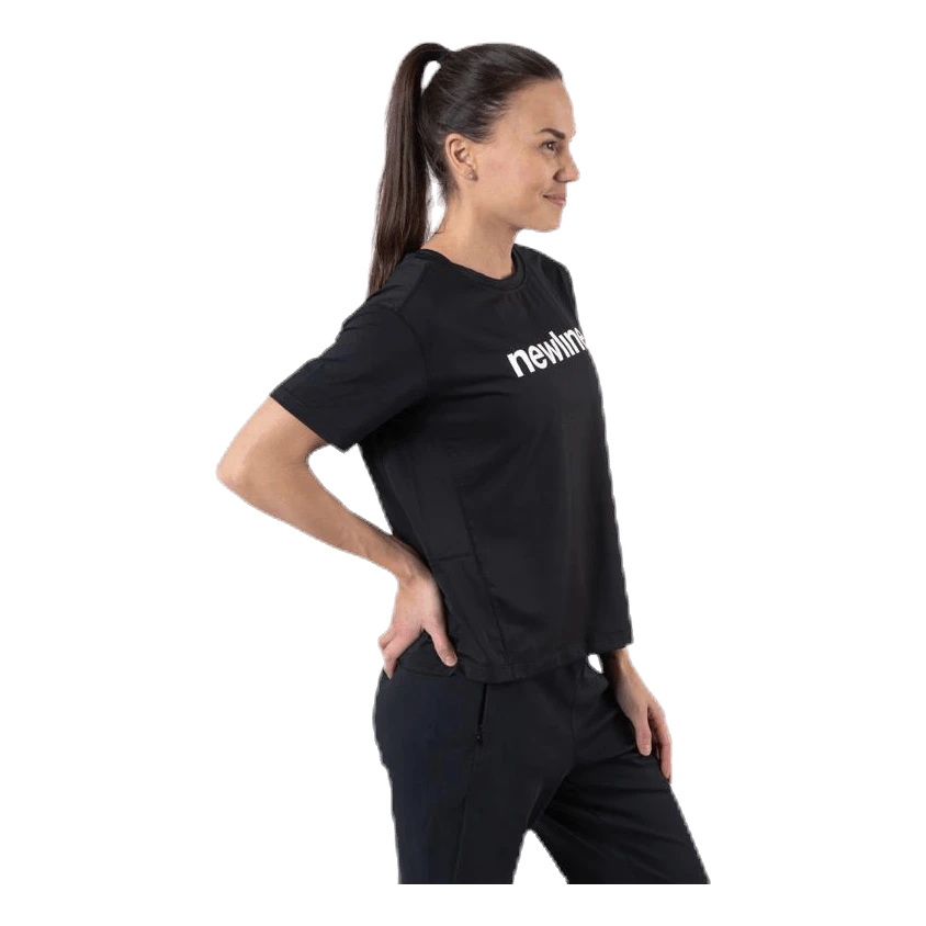 Newline Cropped Tee Black 4 Newline Cropped Tee Black - Image 2