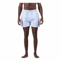 Resteröds Woven Pyjama Shorts Blue/White