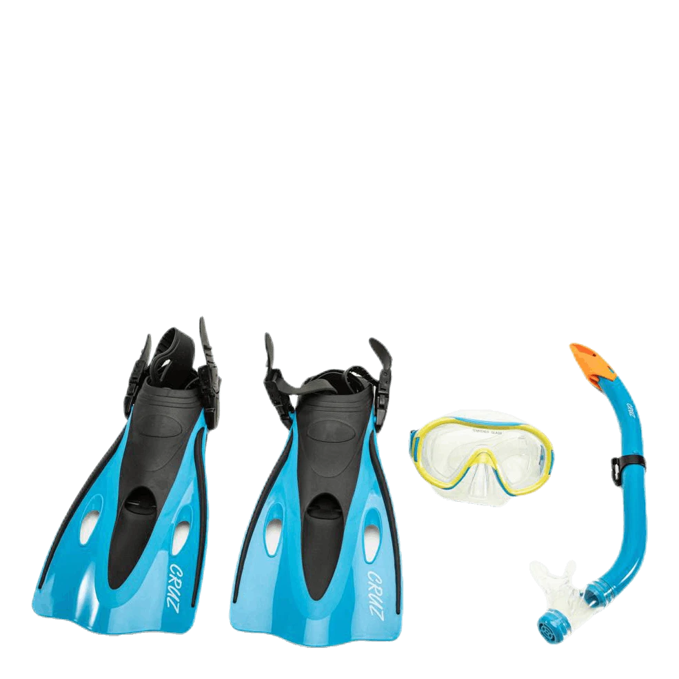Cruz Cebu Jr. Diving Set - 3 Pcs. Blue 3 Cruz Cebu Jr. Diving Set - 3 Pcs. Blue