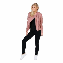 ONLY Ava Faux Leather Biker Otw Pink -BJØRN BORG kauppa 5713442925156 008 9a15bf8db2784debb0ab9740fdfabf01