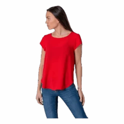 ONLY Vic S/S Solid Top Red -BJØRN BORG kauppa 5713731077481 004 d46569eacc364f4a891b6ac7d6d00b3d