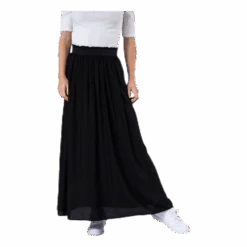 ONLY Venedig Paperbag Long Skirt Wvn Black