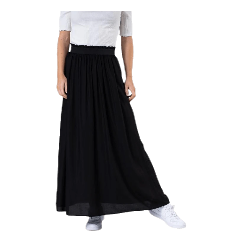 ONLY Venedig Paperbag Long Skirt Wvn Black 3 ONLY Venedig Paperbag Long Skirt Wvn Black