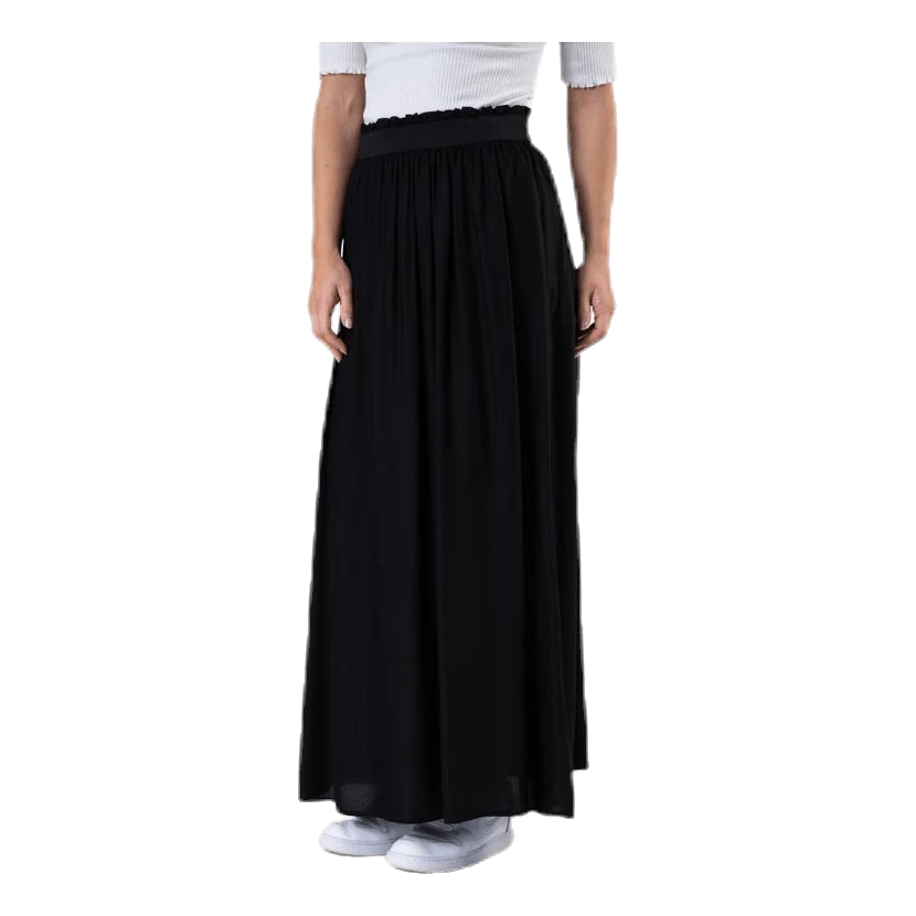 ONLY Venedig Paperbag Long Skirt Wvn Black 6 ONLY Venedig Paperbag Long Skirt Wvn Black - Image 4