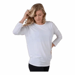 ONLY Glamour 3/4 Top Jrs White