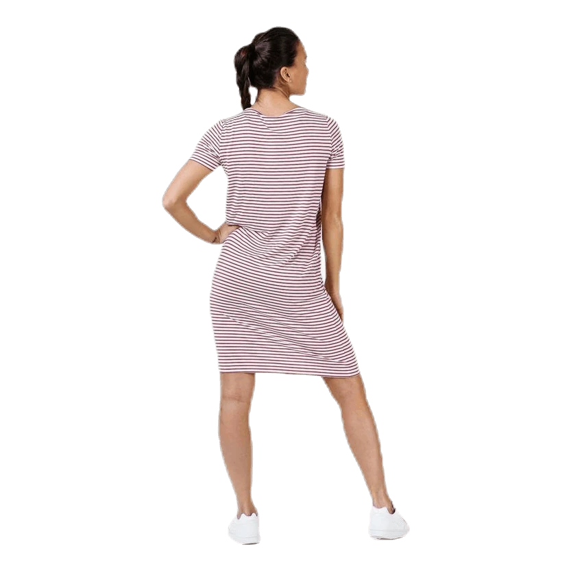 Pieces Billo Ss Dress White/Red 4 Pieces Billo Ss Dress White/Red - Image 2