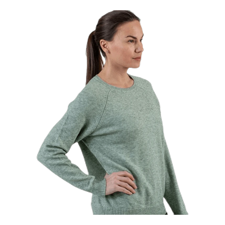 ONLY Lesly Kings L/S Pullover Knt Green 4 ONLY Lesly Kings L/S Pullover Knt Green - Image 2