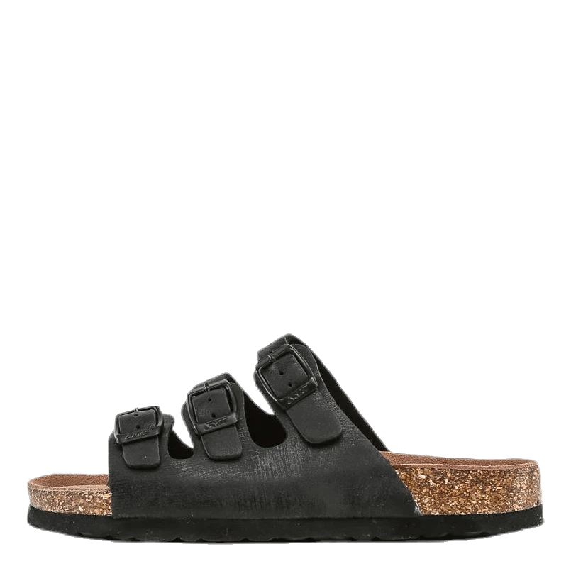 Cruz Santa Cork Sandals Black 3 Cruz Santa Cork Sandals Black