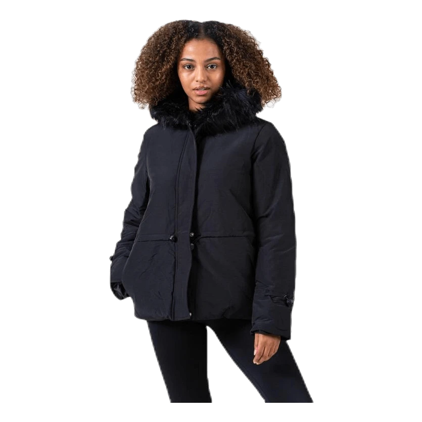Pieces Hira Puffer Jacket Black 3 Pieces Hira Puffer Jacket Black