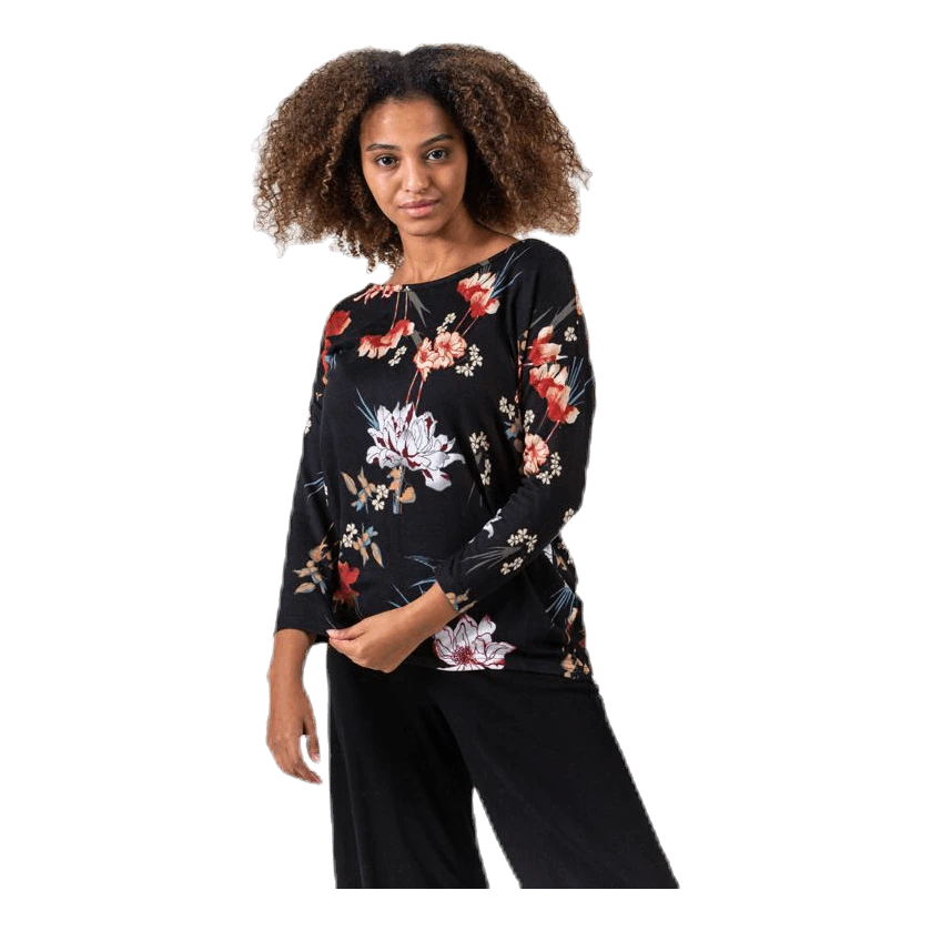 ONLY Elcos 4/5 Aop Top Patterned/Black 5 ONLY Elcos 4/5 Aop Top Patterned/Black - Image 3