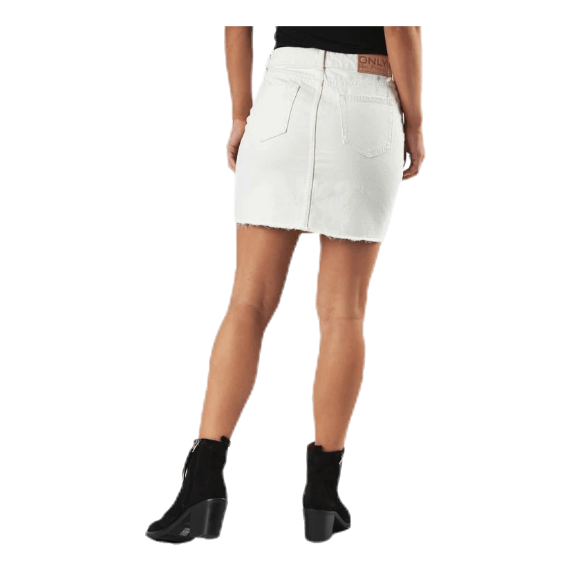 ONLY Sky Reg Skirt Raw Edge Dest.Bb 4 ONLY Sky Reg Skirt Raw Edge Dest.Bb - Image 2