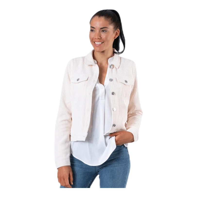 ONLY Engo-Nelle L/S Cord Jacket Cc Pnt Grey 3 ONLY Engo-Nelle L/S Cord Jacket Cc Pnt Grey