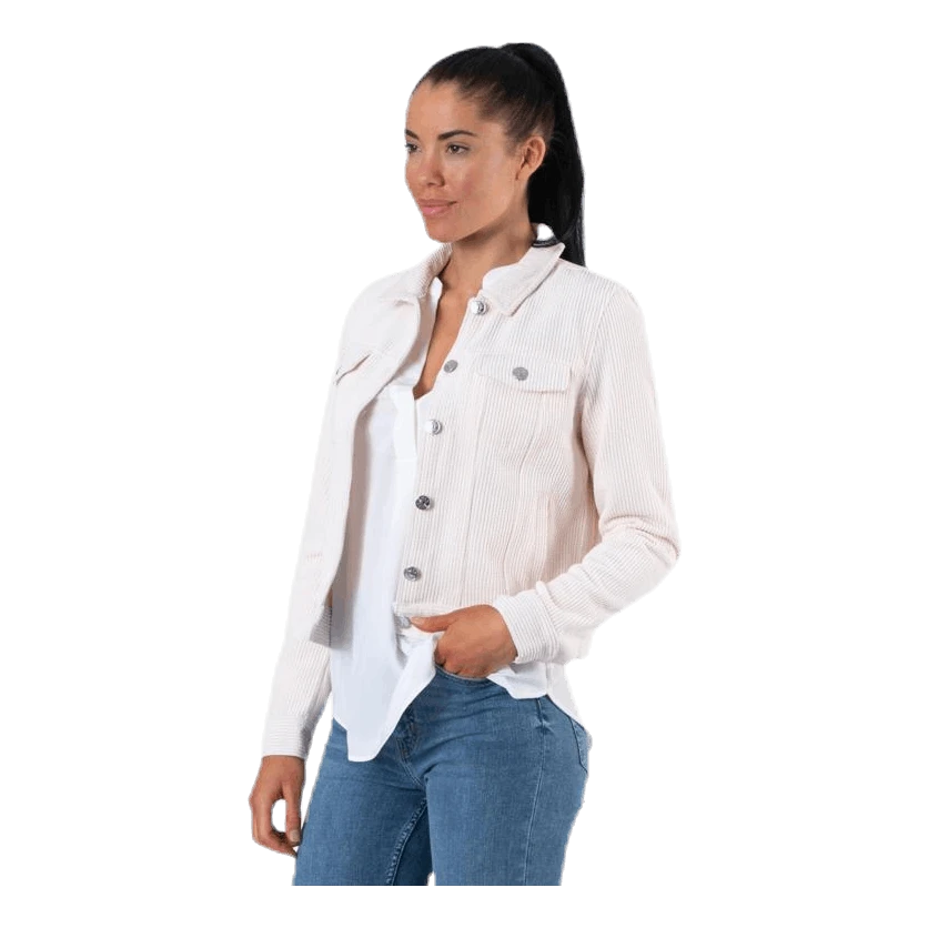 ONLY Engo-Nelle L/S Cord Jacket Cc Pnt Grey 4 ONLY Engo-Nelle L/S Cord Jacket Cc Pnt Grey - Image 2