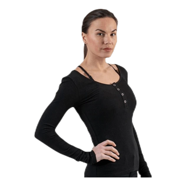 Pieces Kitte Ls Top Black 4 Pieces Kitte Ls Top Black - Image 2