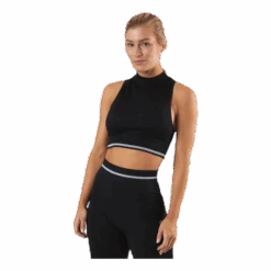 Only Play Aila Circular Sports Top Black