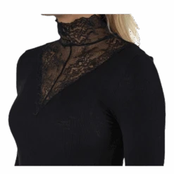 Pieces Siri Ls T-Neck Top Black -BJØRN BORG kauppa 5714513751131 005 ab68abf8b548475d81c03ba18fd1c406