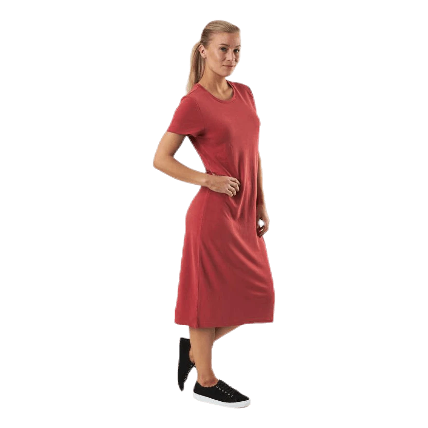 ONLY Willow Life S/S Dress Red 5 ONLY Willow Life S/S Dress Red - Image 3