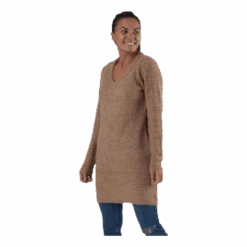 Pieces Ellen Ls V-Neck Knit Dress Beige -BJØRN BORG kauppa 5714913299806 004 d50da2db74384ae2a66dee02dc92e46e