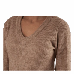 Pieces Ellen Ls V-Neck Knit Dress Beige -BJØRN BORG kauppa 5714913299806 005 e4ed43b211194831bd157af3e8c22e16