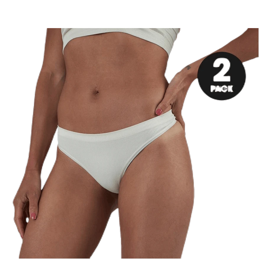 Pieces Ymmi Thong 2-Pack White 3 Pieces Ymmi Thong 2-Pack White