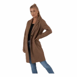 ONLY Carrie Bonded Coat Otw Brown