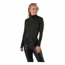 ONLY Lela Life L/S Rollneck Top Jrs Black