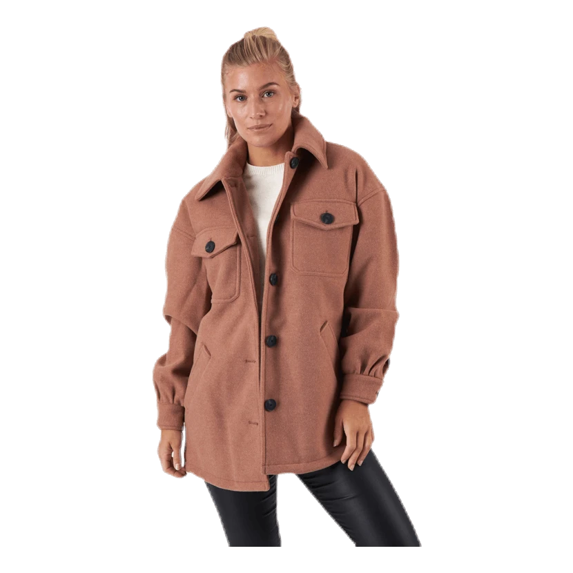 ONLY Liva Shacket Otw Beige 4 ONLY Liva Shacket Otw Beige - Image 2