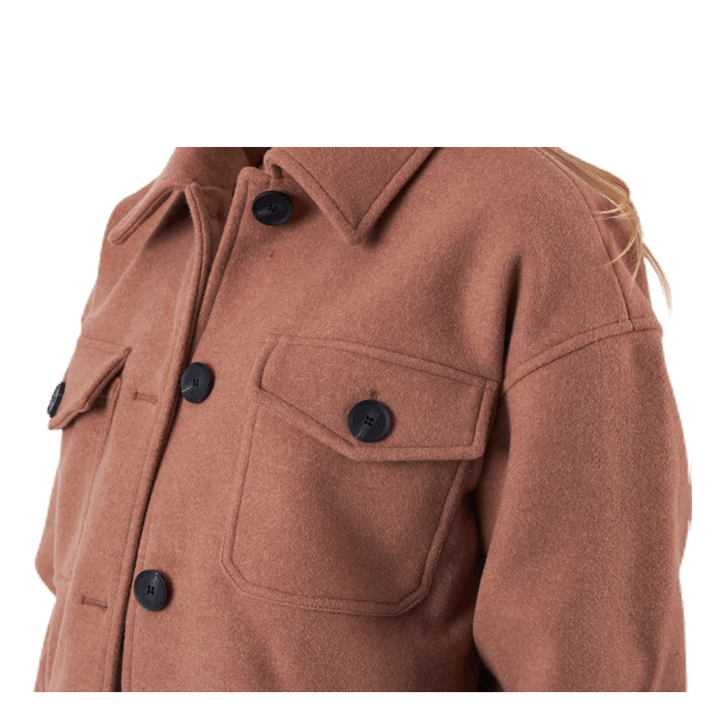 ONLY Liva Shacket Otw Beige 6 ONLY Liva Shacket Otw Beige - Image 4